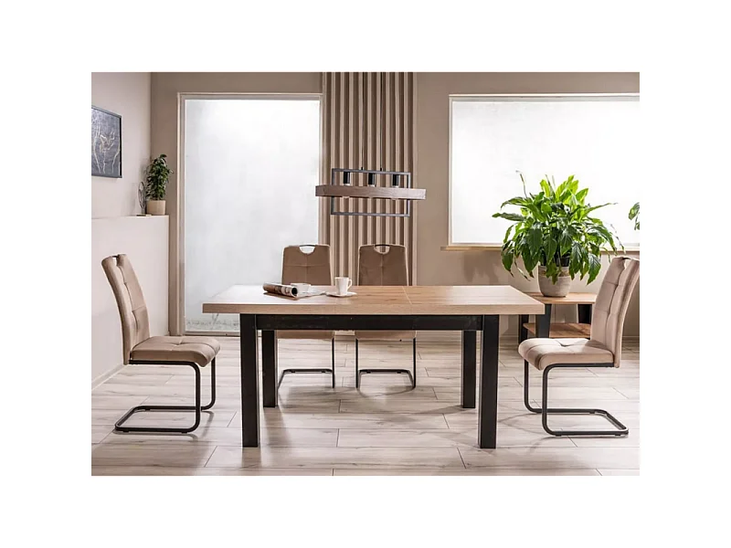 Krzesło tapicerowane AXO VELVET beżowe