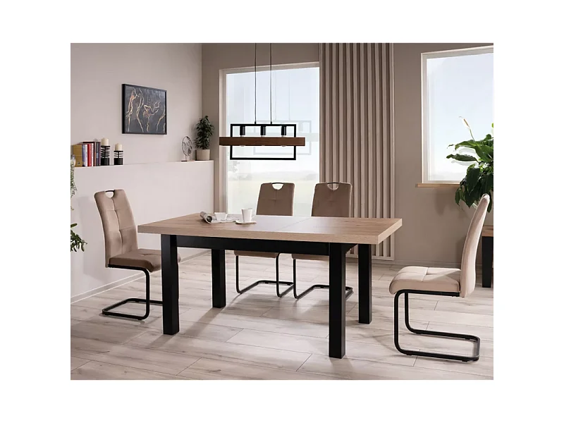 Krzesło tapicerowane AXO VELVET beżowe