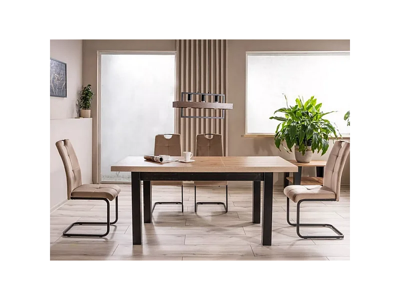 Krzesło tapicerowane AXO VELVET beżowe