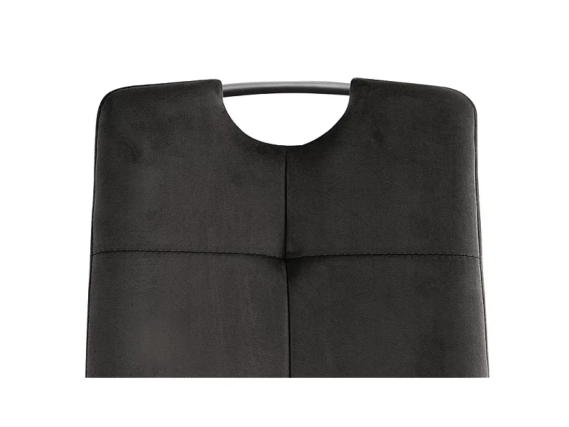 Krzesło tapicerowane AXO VELVET czarne