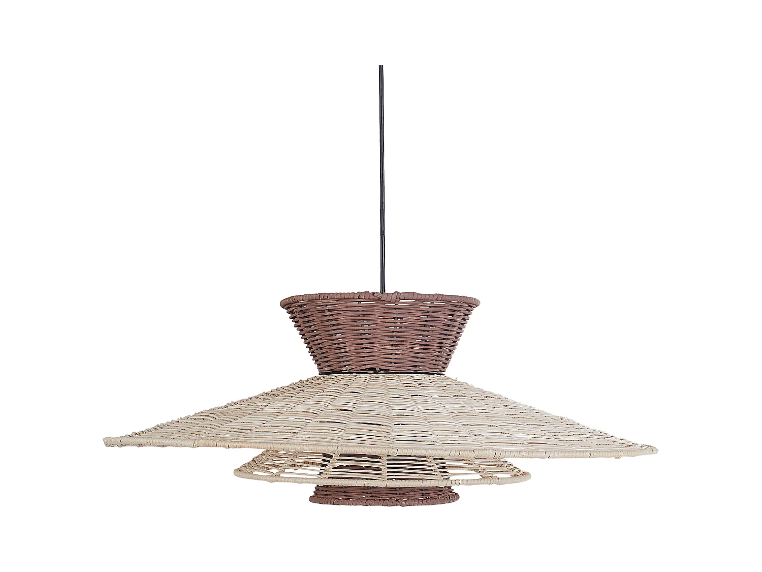 Lampe suspension KABOMPO Rotin Marron