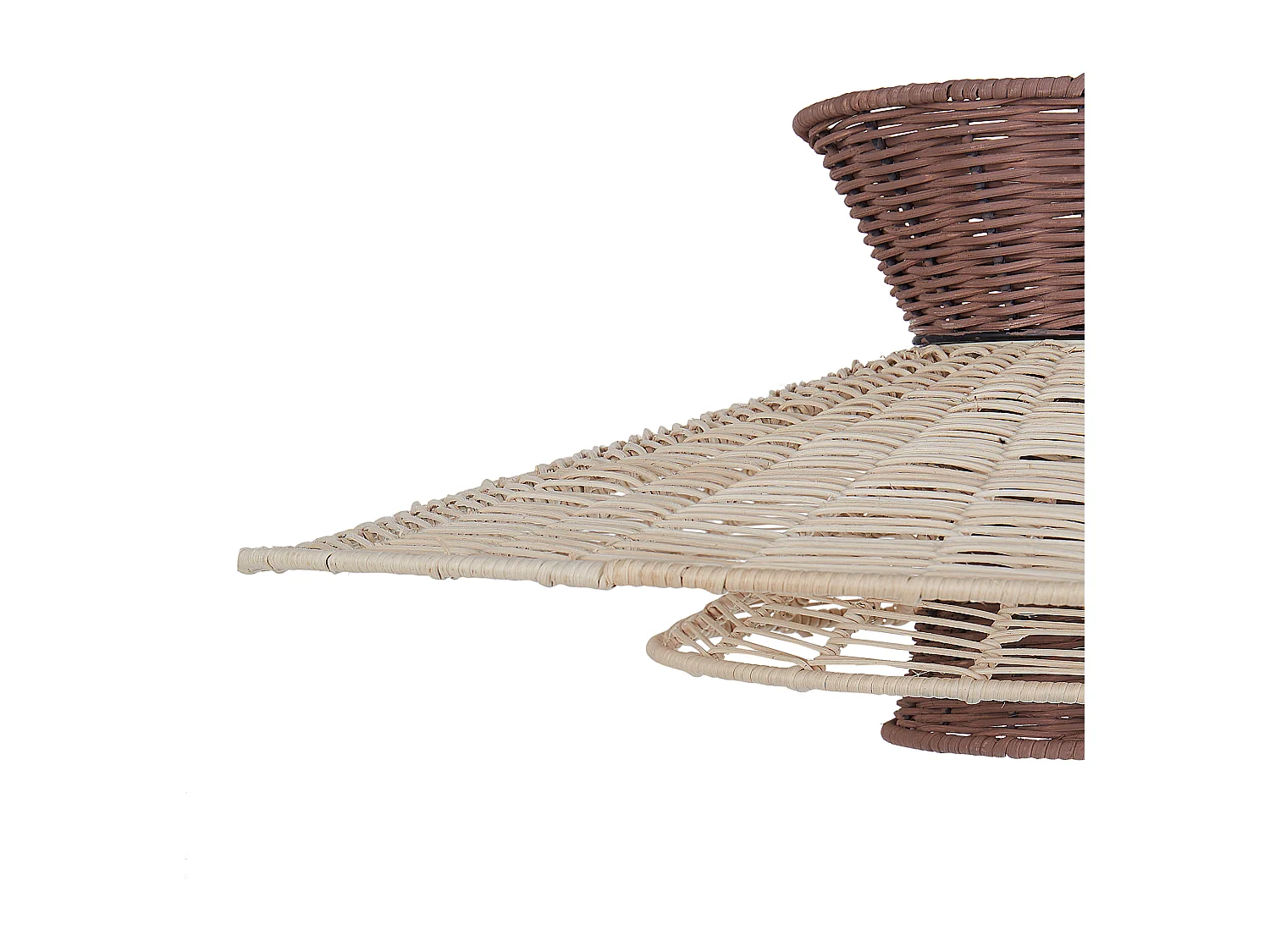 Lampe suspension KABOMPO Rotin Marron