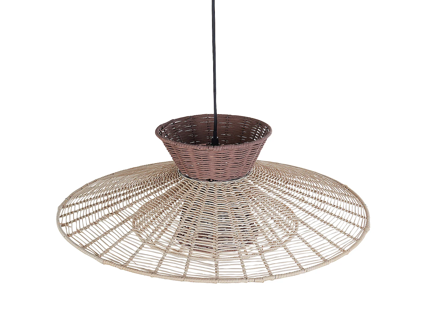 Lampe suspension KABOMPO Rotin Marron