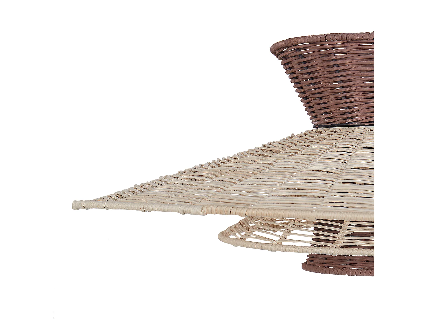 Lampe suspension KABOMPO Rotin Marron