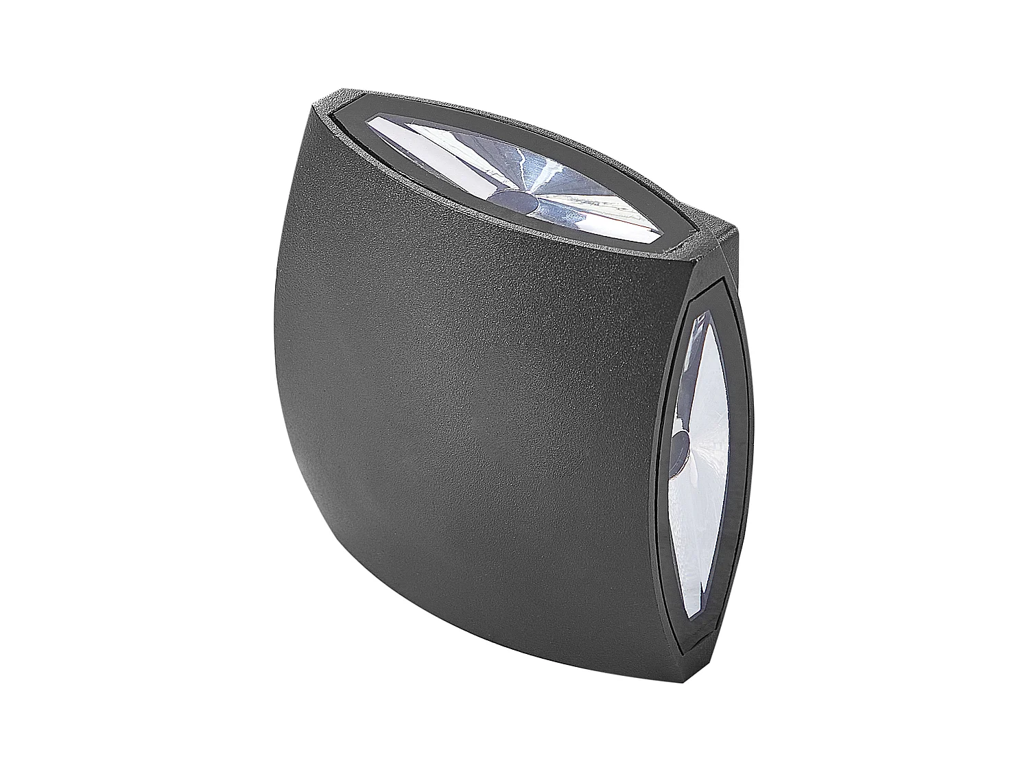 Set van 2 LED wandlampen voor buiten RAMAPO Zwart