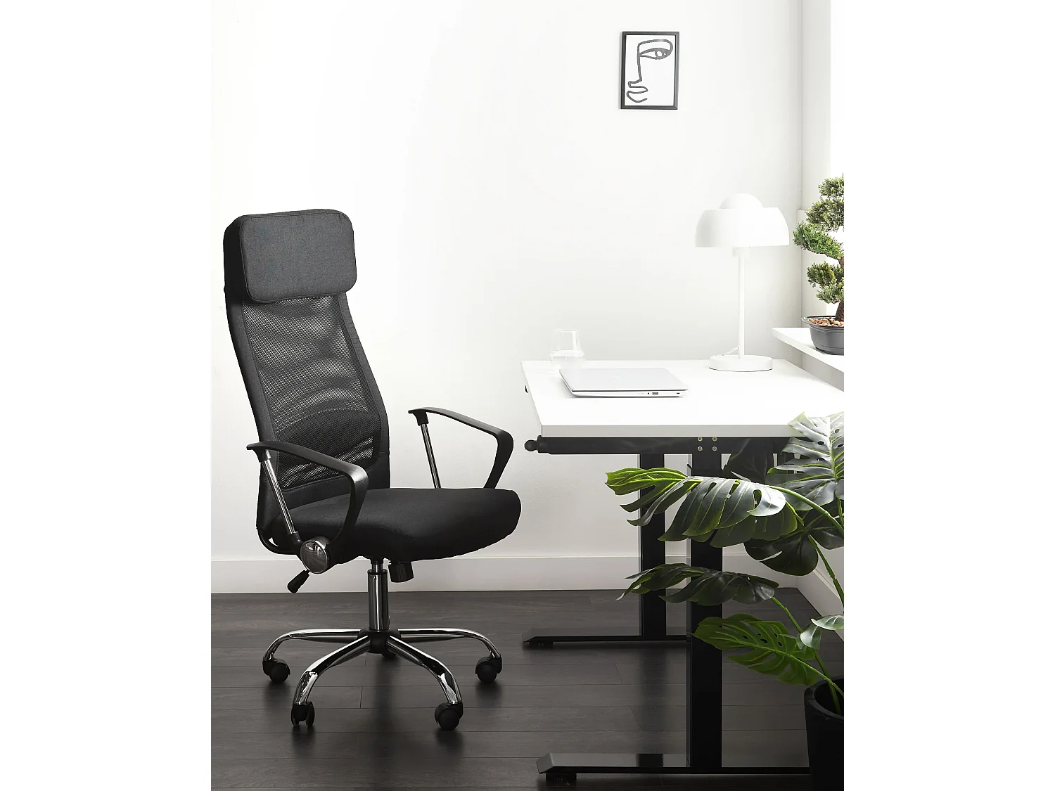 Chaise de bureau PIONEER II Noir