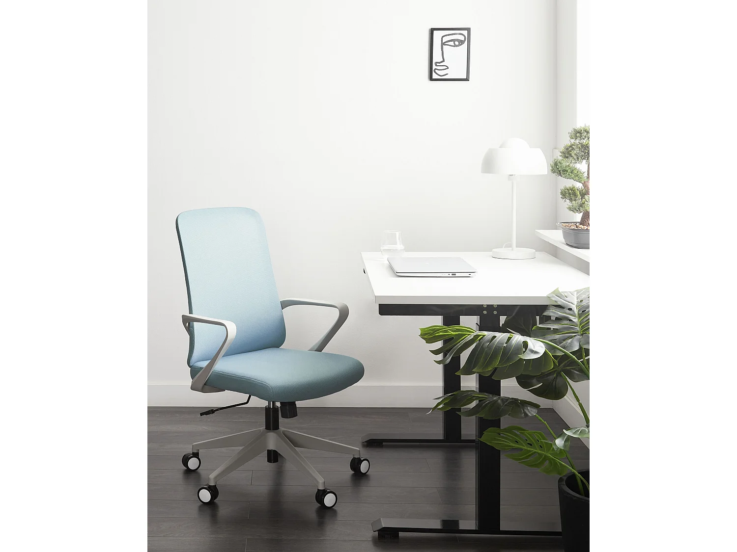 Bureaustoel Draaibaar EXPERT Lichtblauw