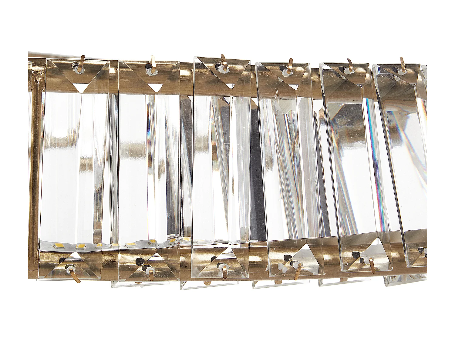 Żyrandol LED ROSENDE Metal Złoty