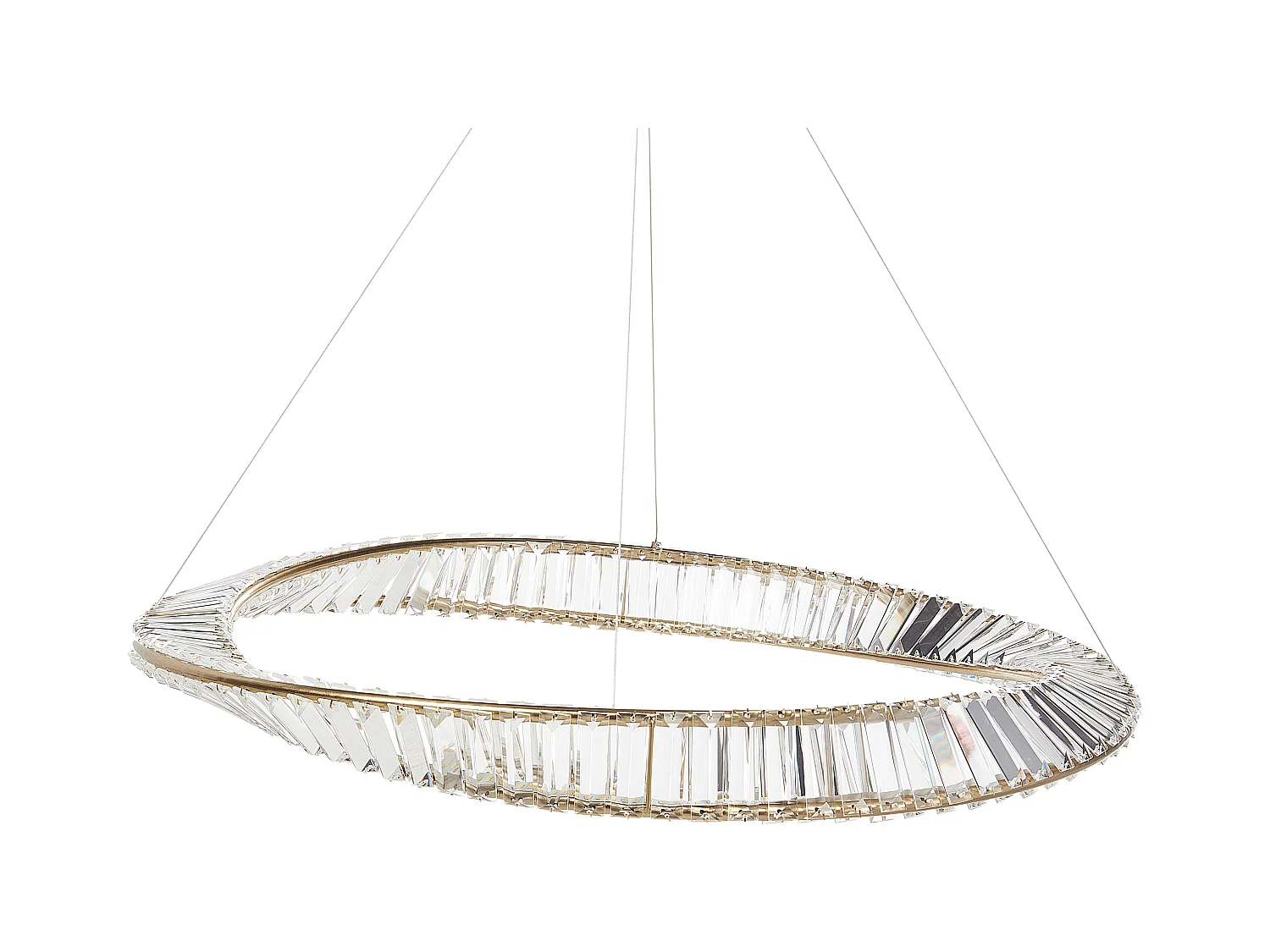 Lustre à LED ROSENDE Métal Doré