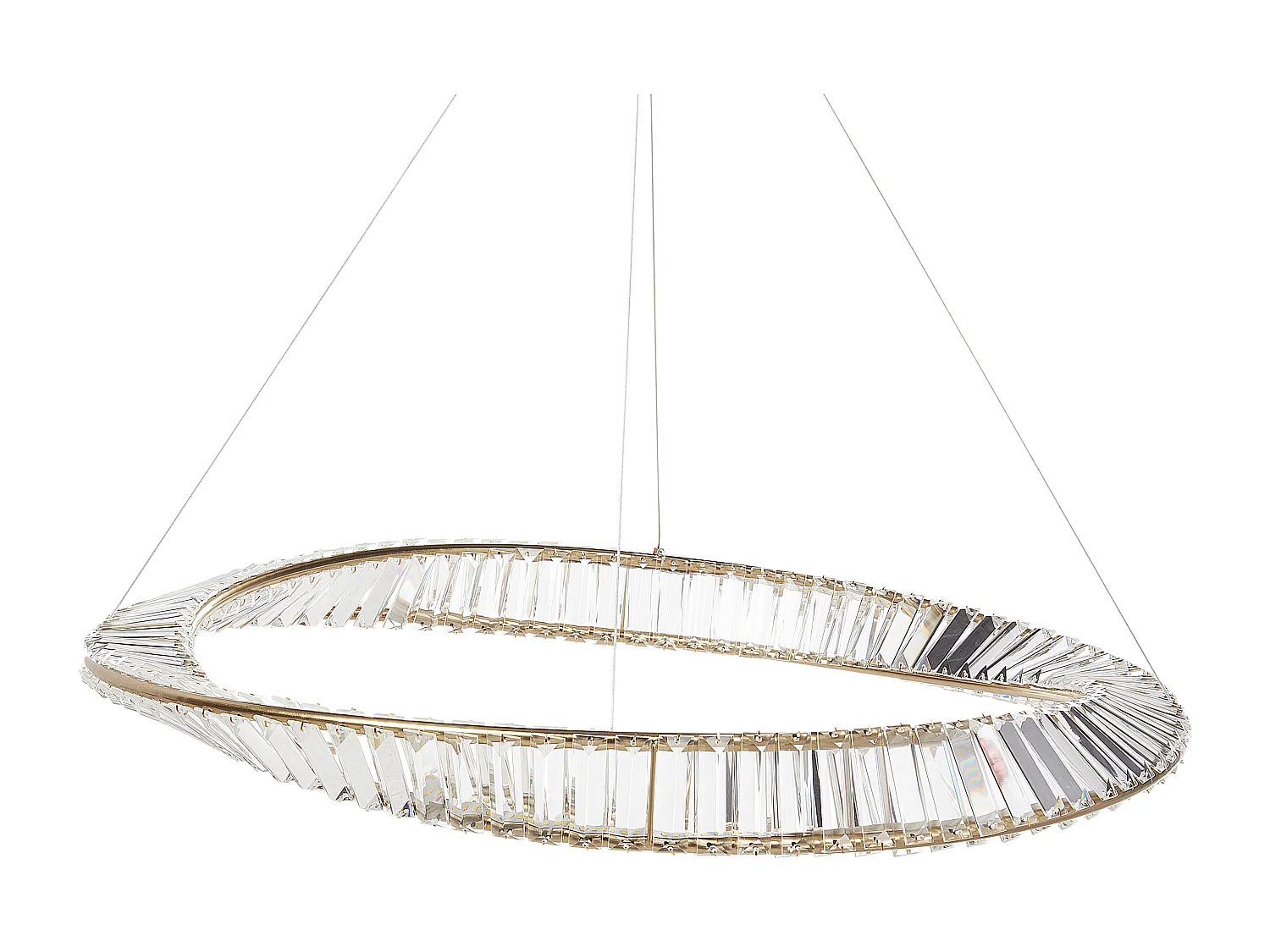 LED Kronleuchter ROSENDE Metall Gold