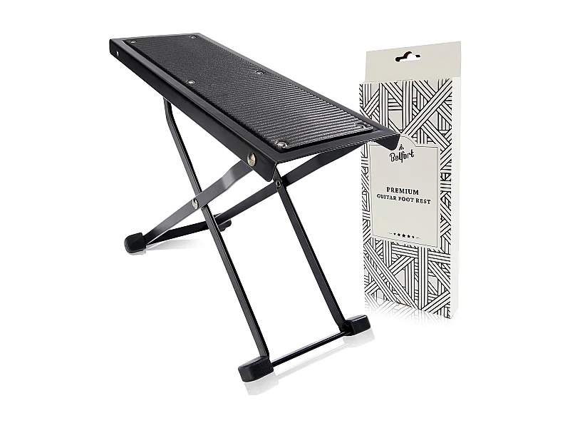 NEU: BELFORT® Gitarren Fußbank mit rutschfester