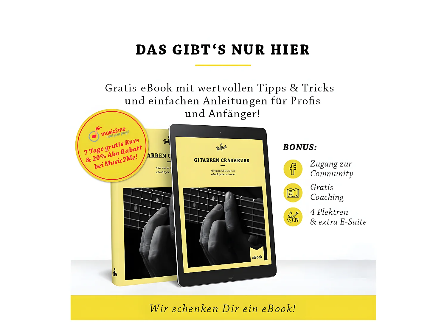 NEU: BELFORT® Gitarren Fußbank mit rutschfester