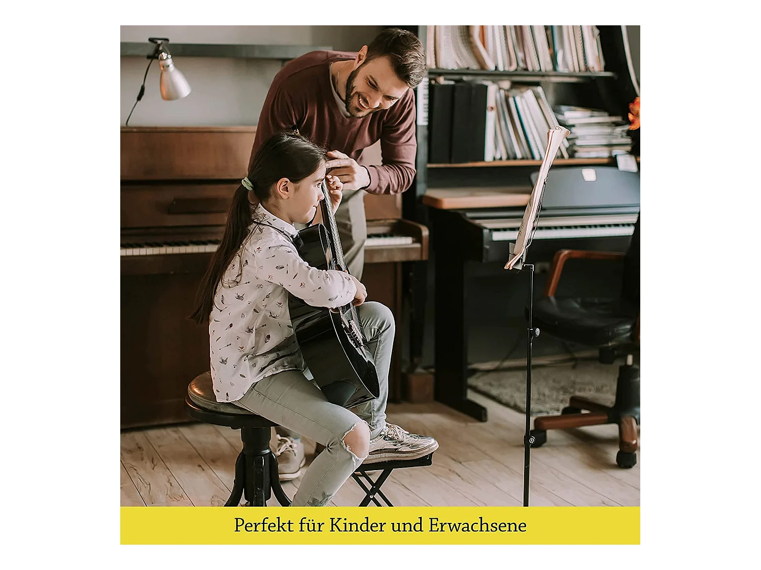 NEU: BELFORT® Gitarren Fußbank mit rutschfester