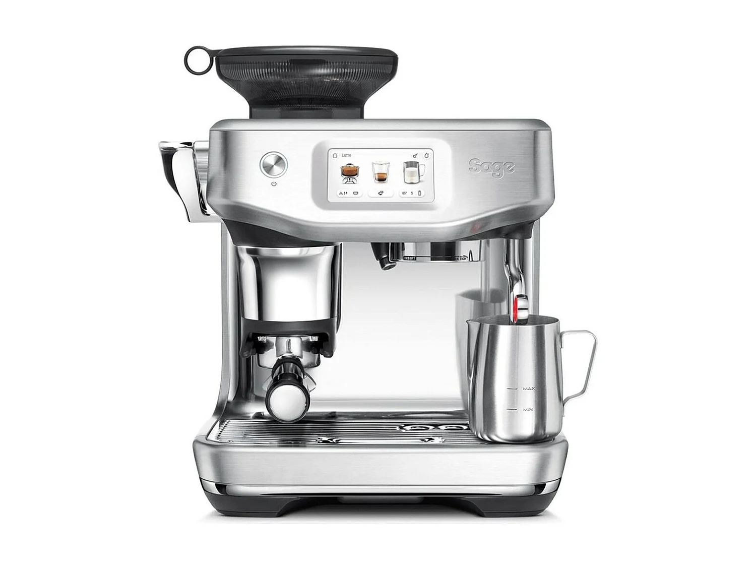 Sage Machine à expresso 15 bars, the barista touch impress, inox brossé - SES881BSS4FEU1