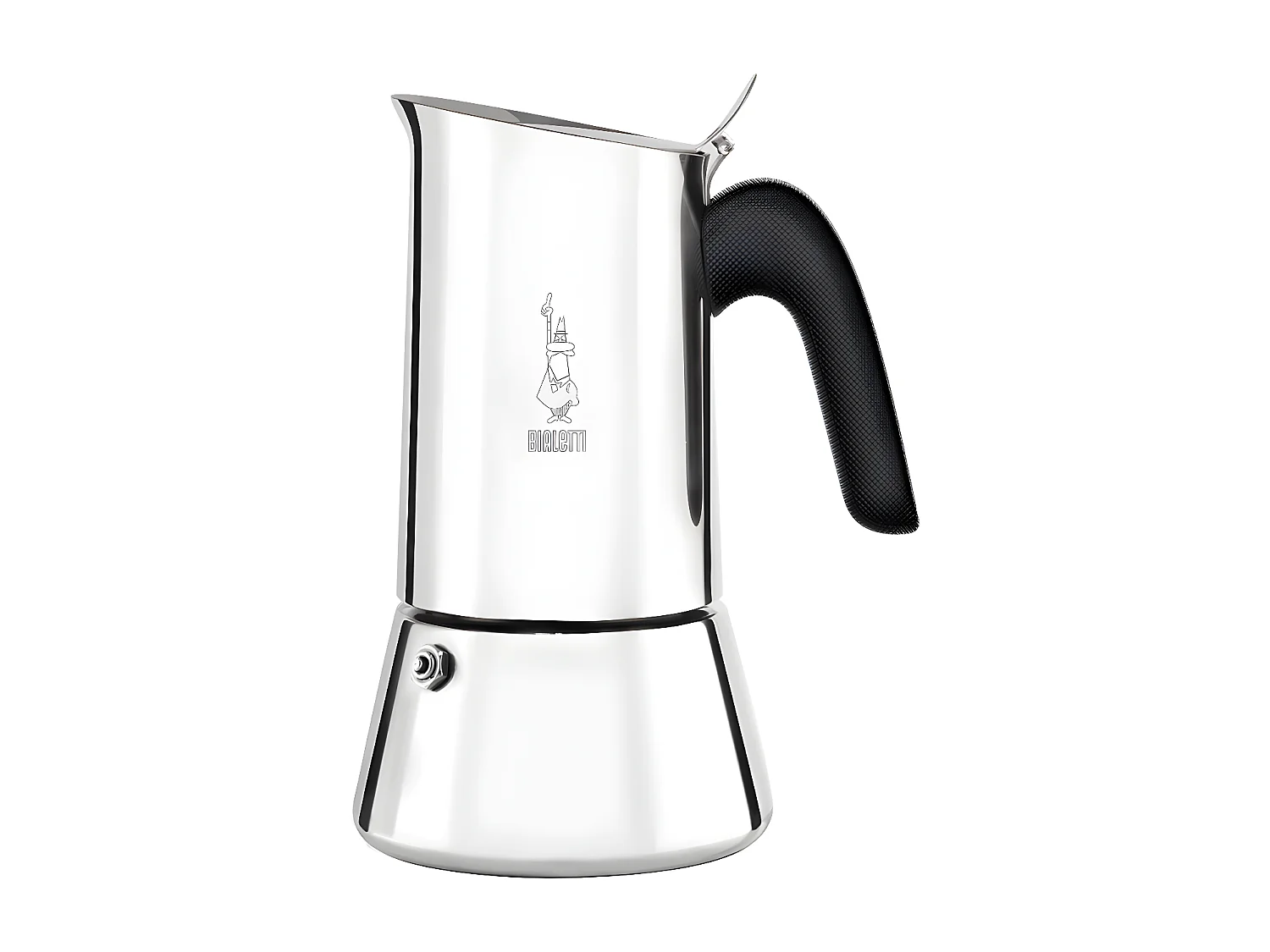 Cafetière italienne Bialetti Venus 10 tasses Argent et Noir