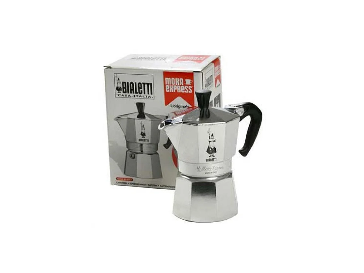 Italienischer Aluminium-Kaffeekocher BIALETTI Moka Express für 9 Tassen