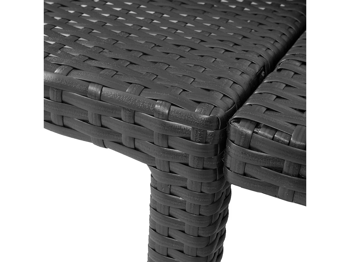 Poly-Rattan Bain de soleil MCW-A51 Premium,  Premium anthracite, coussin crème
