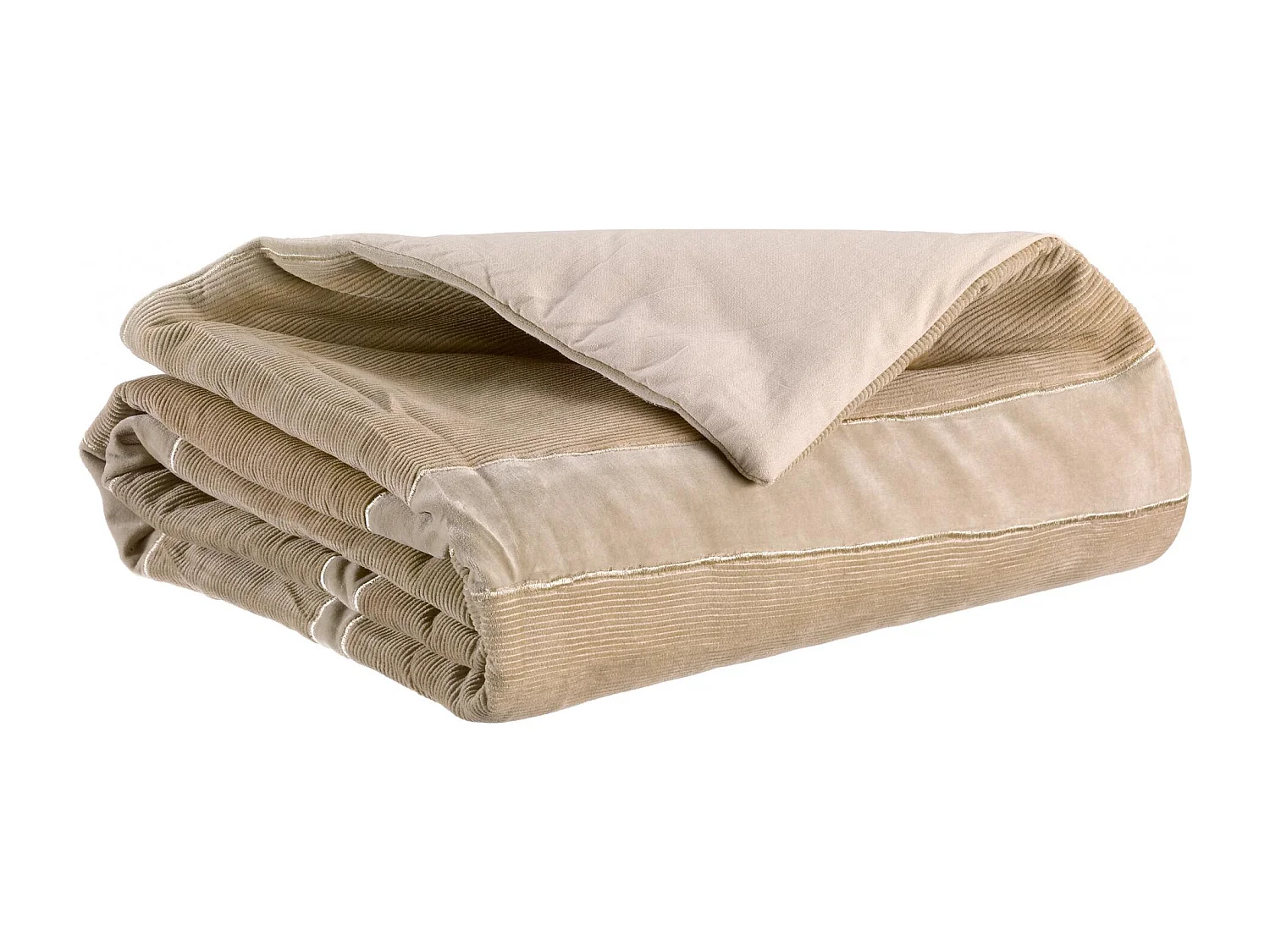 Gerippte Bettdecke Fara Leinen 85 x 200 cm