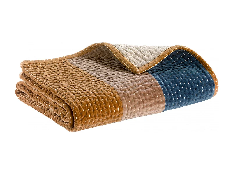 Dekbed Elise Patchs Kobalt 80 x 180 cm