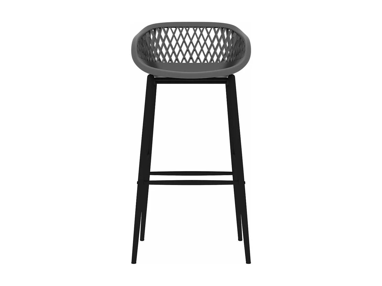 Ensemble de bar 7 pcs Noir et gris