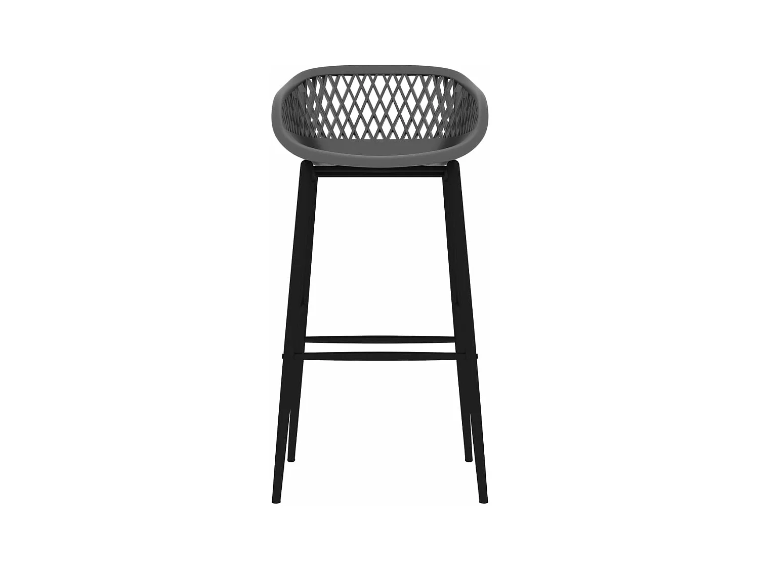 Ensemble de bar 7 pcs Noir et gris