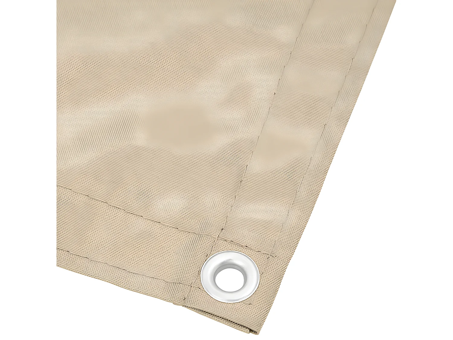 Balkonscherm 120x800 cm 100% oxford polyester beige