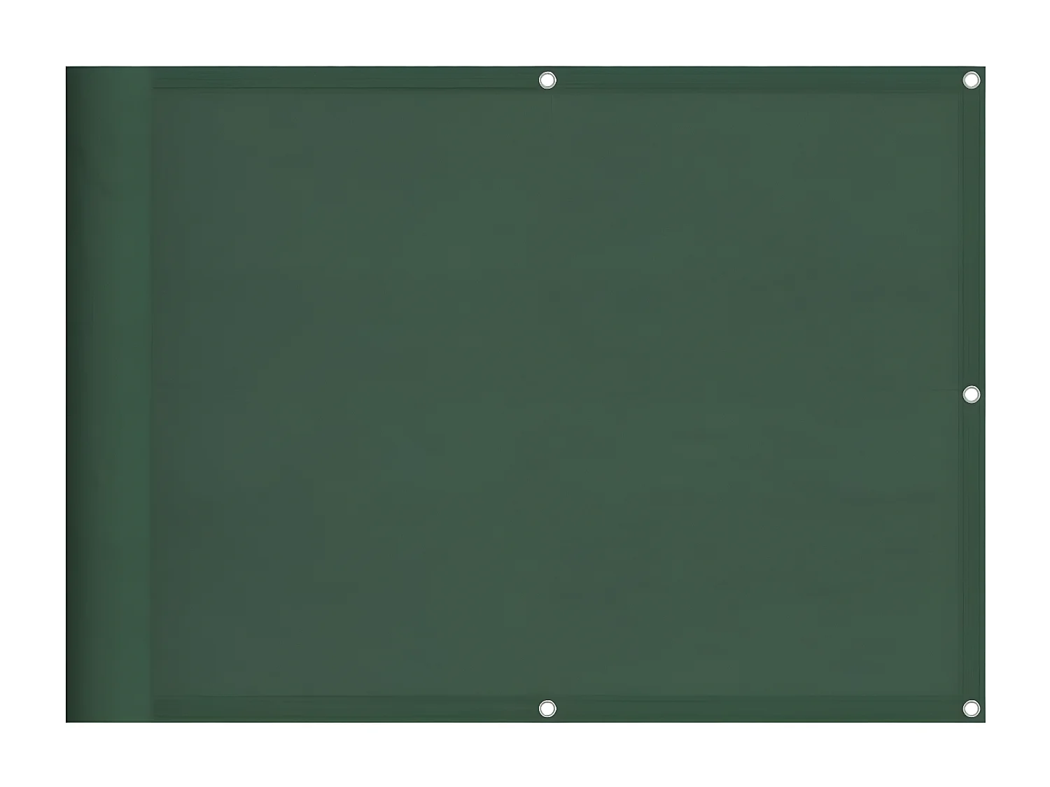 Écran de balcon vert foncé 75x700 cm 100% polyester oxford