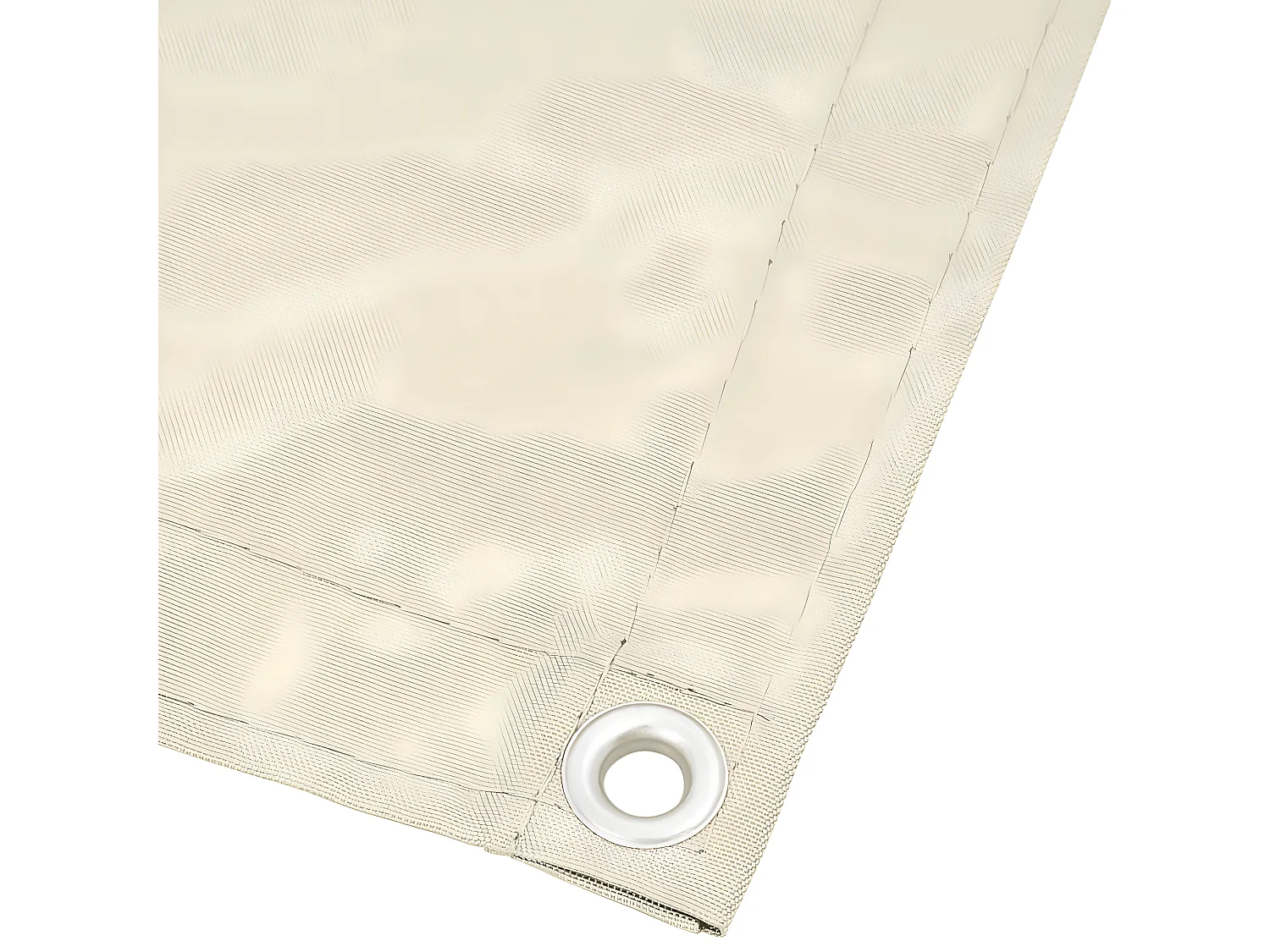 Écran de balcon crème 120x800 cm 100% polyester oxford