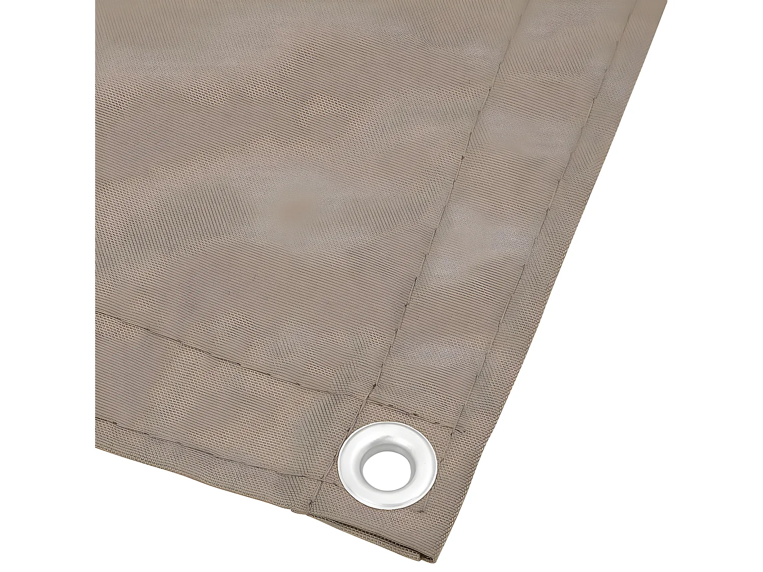 Écran de balcon taupe 120x700 cm 100% polyester oxford