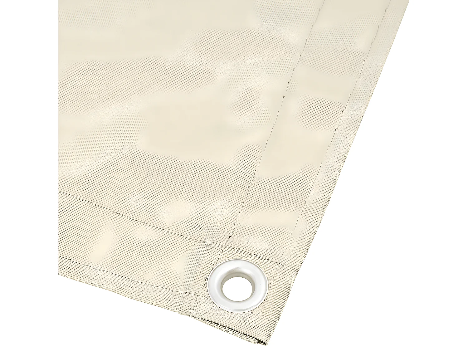 Écran de balcon crème 75x1000 cm 100% polyester oxford