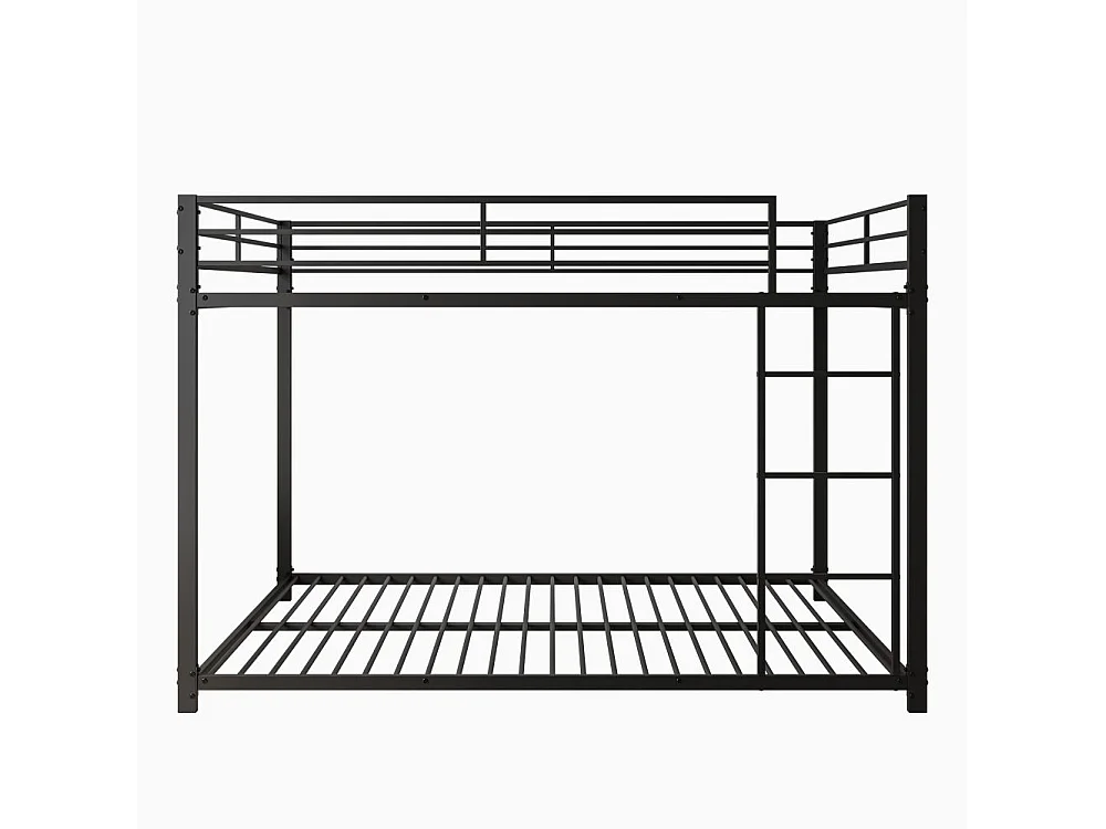 140*200 Lits d'enfant, Lits superposés, Lits en fer, Lits superposés en fer de forme classique, Noir