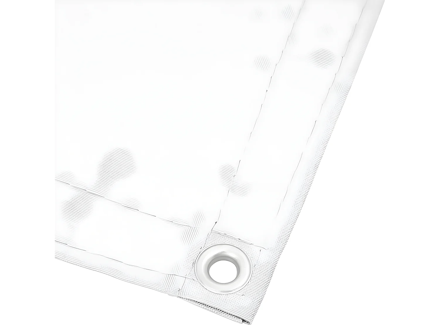 Écran de balcon blanc 90x700 cm 100% polyester oxford