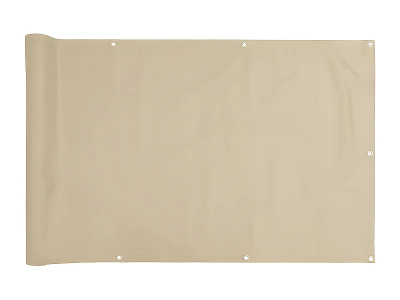 Tela de varanda 75x500 cm tecido Oxford bege