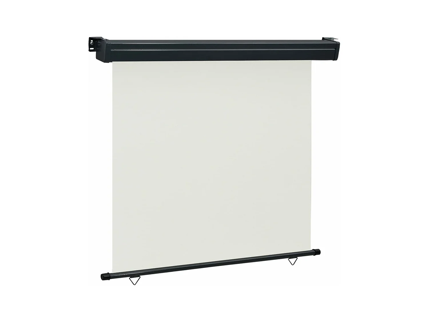Auvent latéral de balcon 160x250 cm Crème