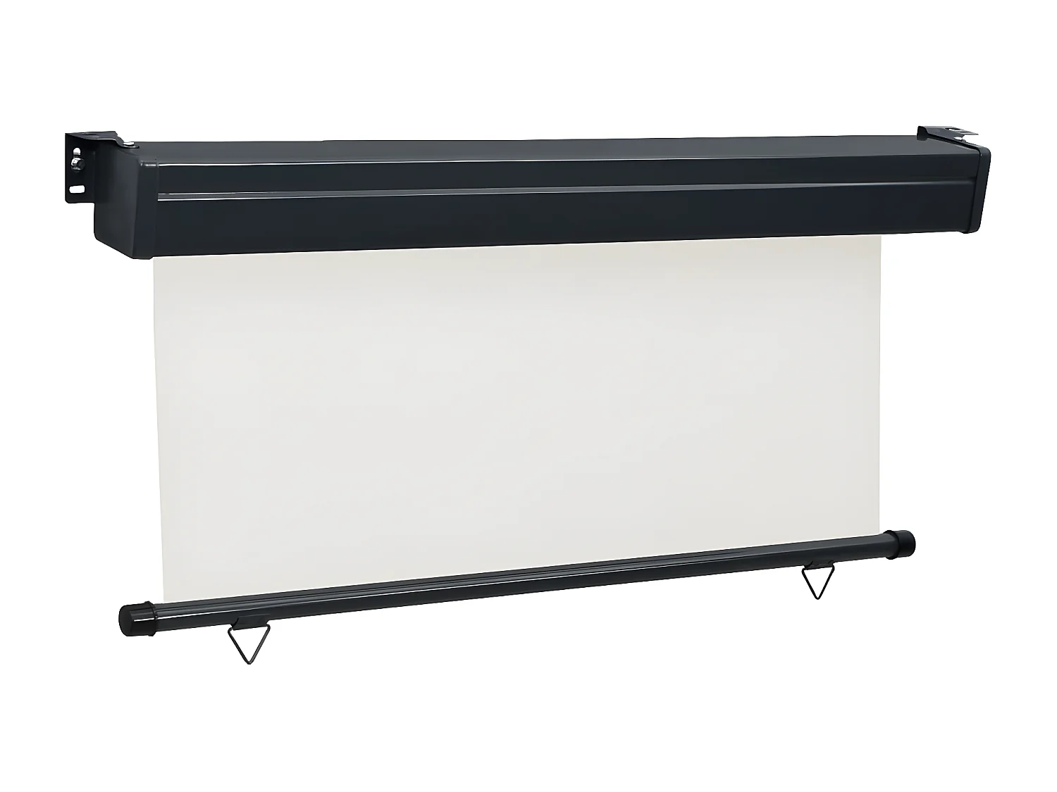 Auvent latéral de balcon 160x250 cm Crème