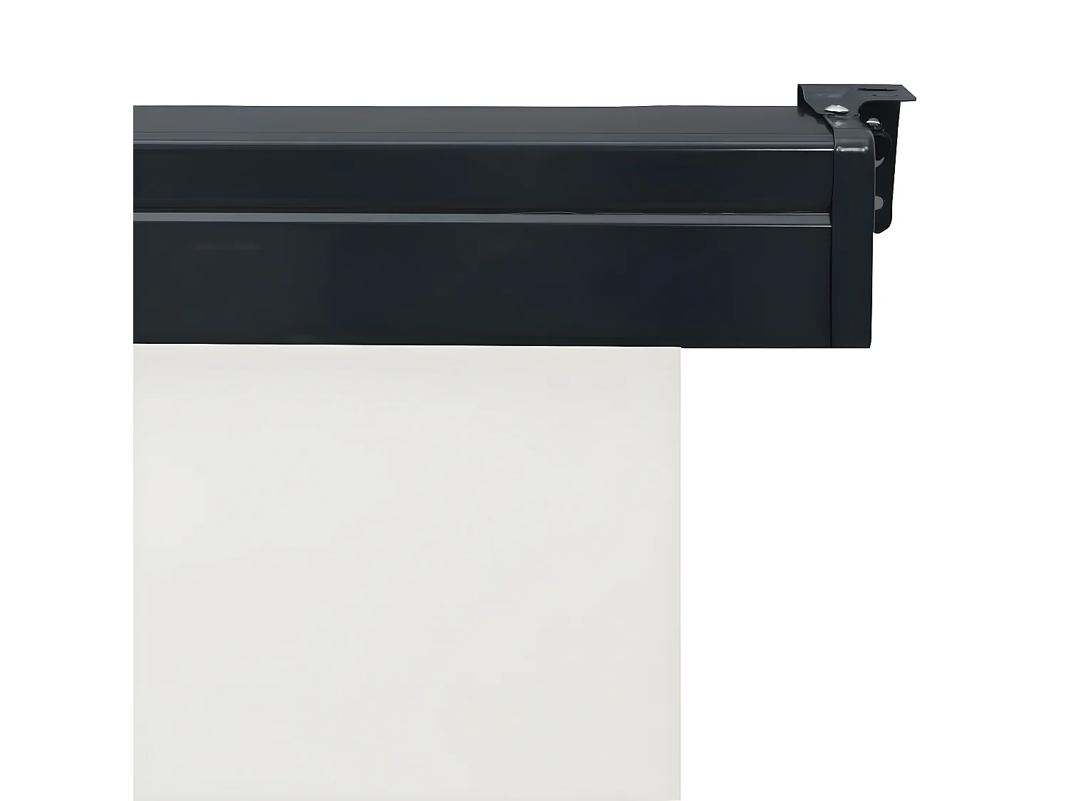 Auvent latéral de balcon 160x250 cm Crème