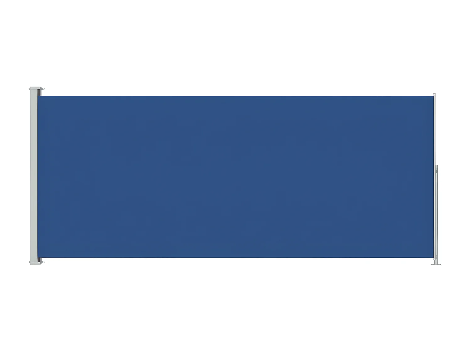 Auvent latéral rétractable de patio 180x500 cm Bleu