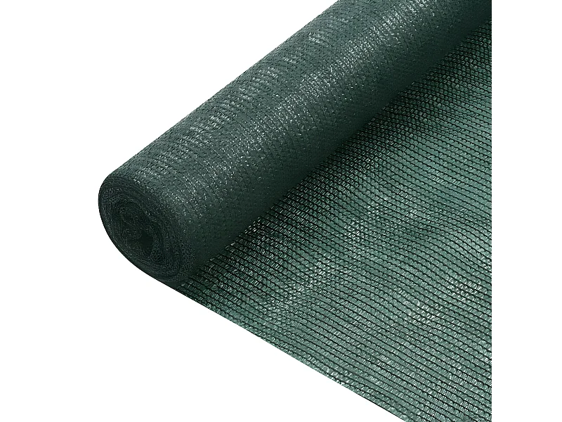 Filet brise-vue Vert 1,2x50 m PEHD 75 g/m²