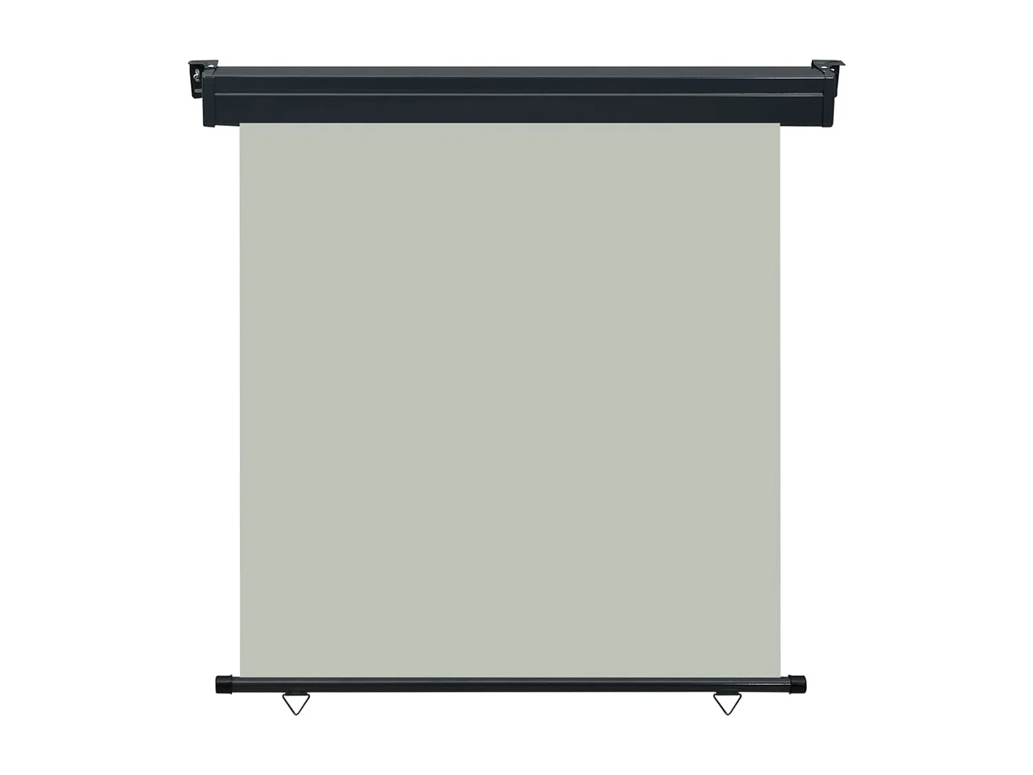 Auvent latéral de balcon 170x250 cm Gris