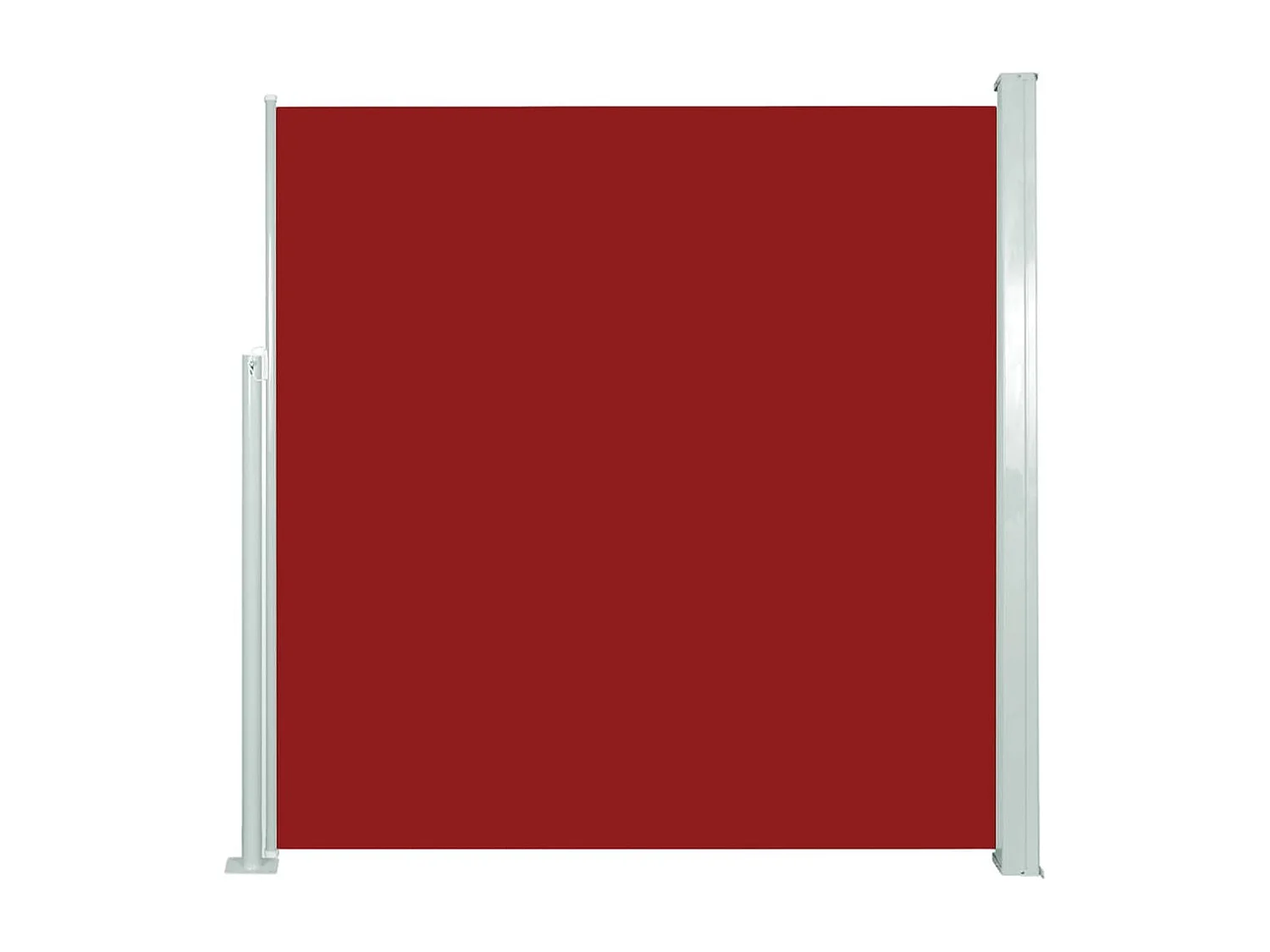 Auvent latéral rétractable de patio 140x300 cm Rouge