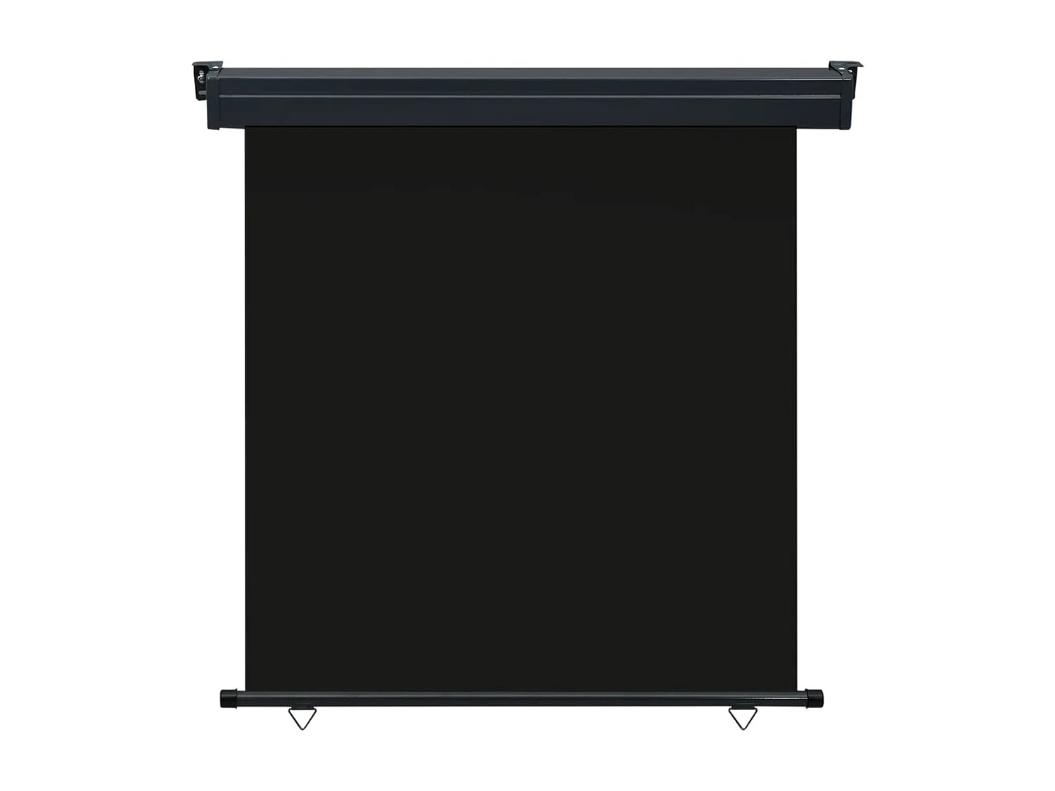 Auvent latéral de balcon 160x250 cm Noir