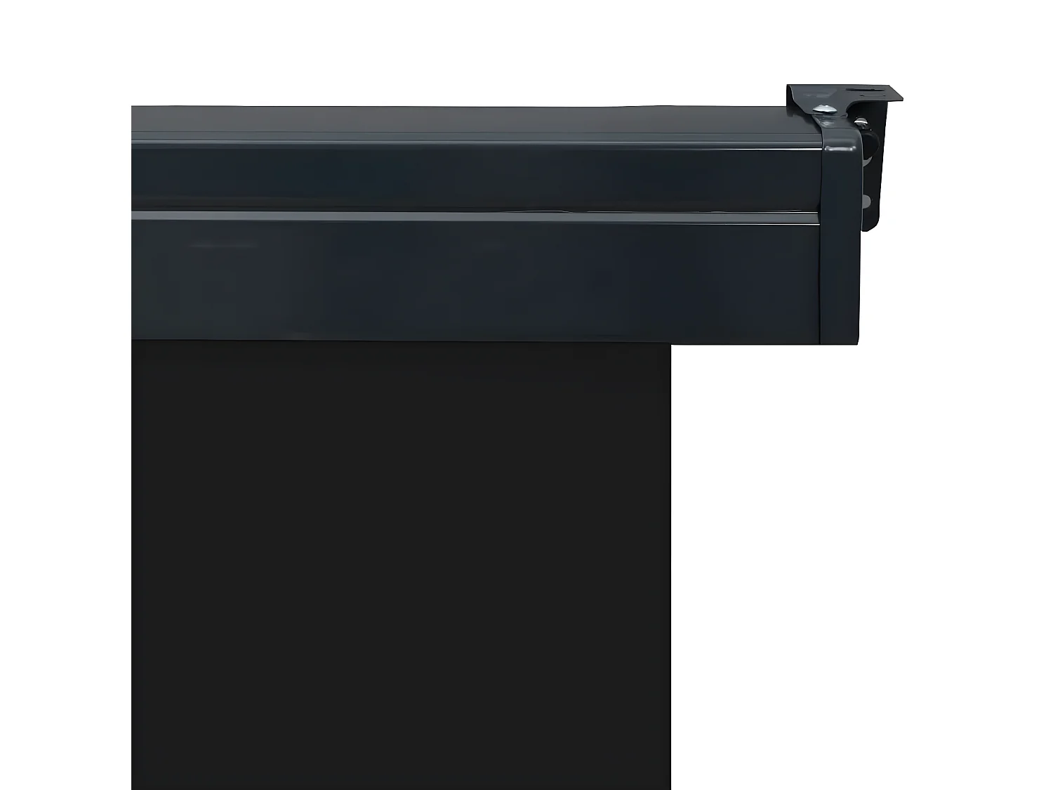 Auvent latéral de balcon 160x250 cm Noir