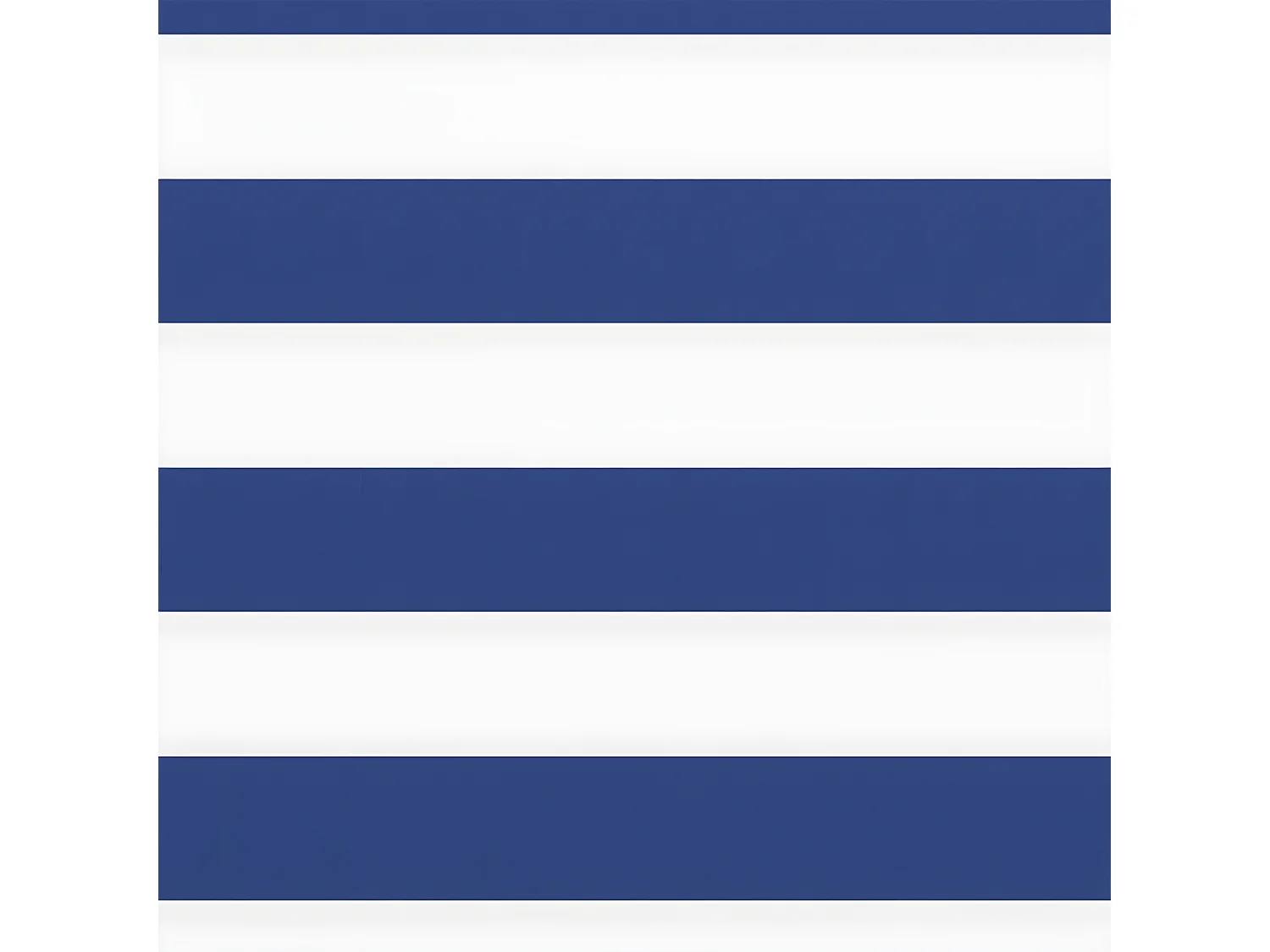 Écran de balcon Blanc et bleu 75x600 cm Tissu Oxford