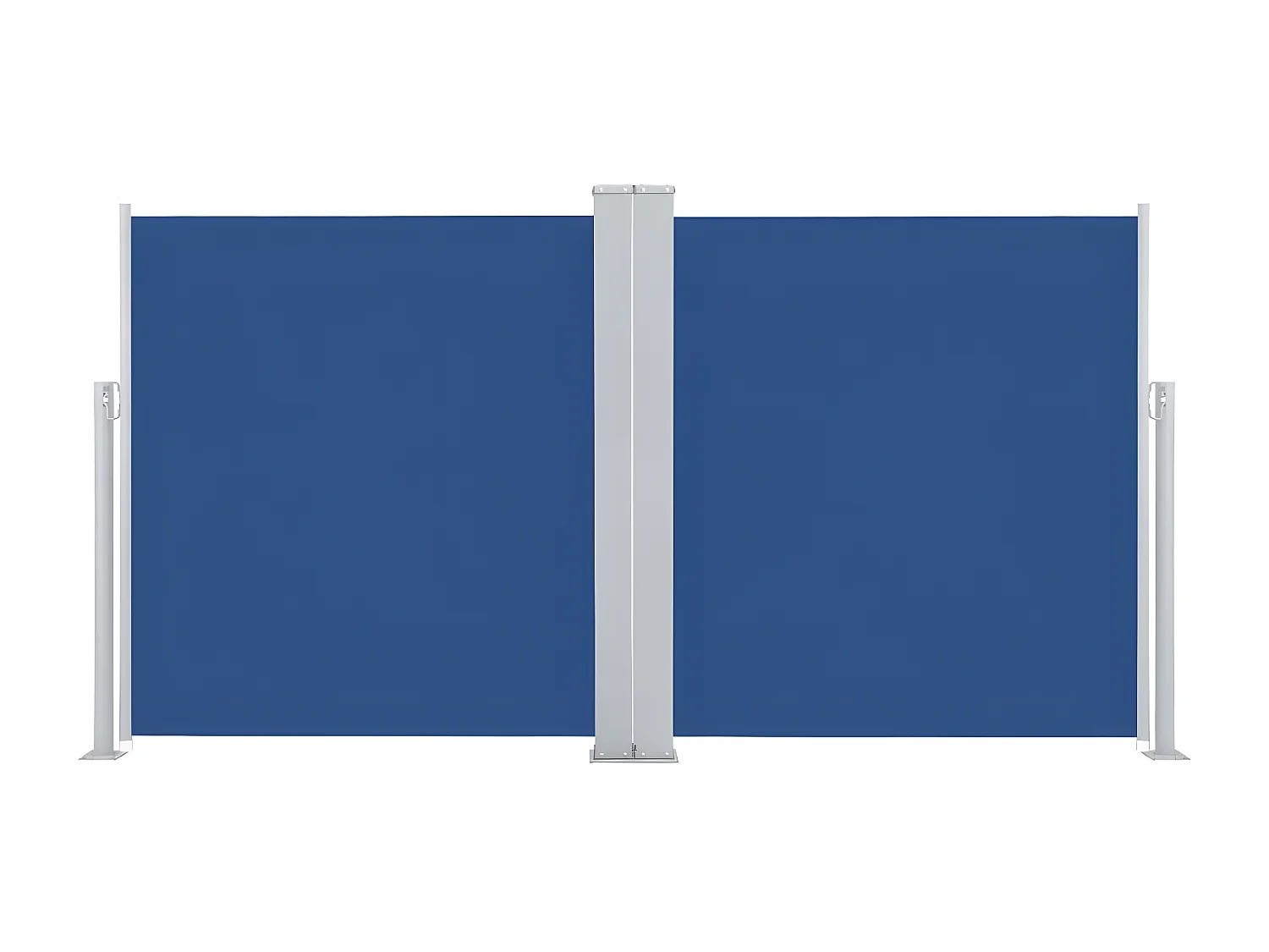 Auvent latéral rétractable Bleu 140 x 600 cm