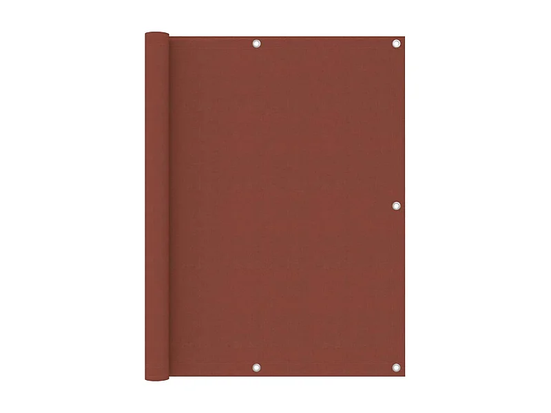 Toldo para balcón de tela oxford terracota 120x300 cm