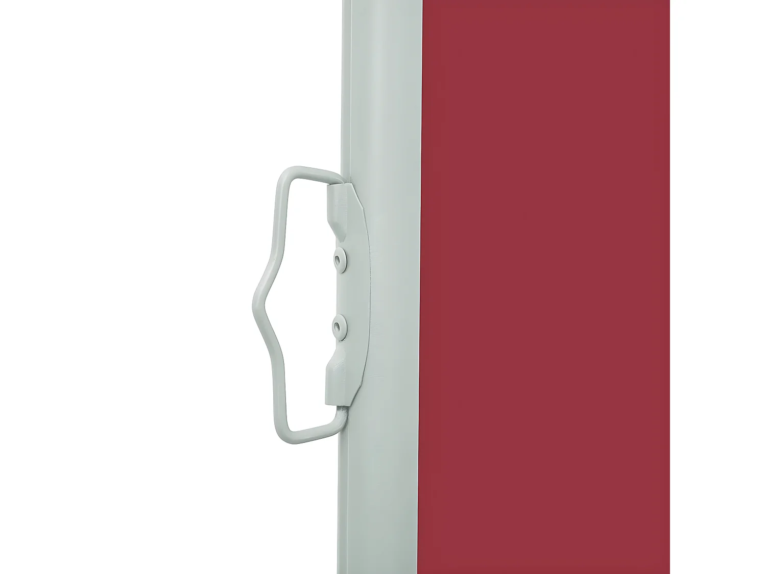 Auvent latéral rétractable de patio 100x300 cm Rouge