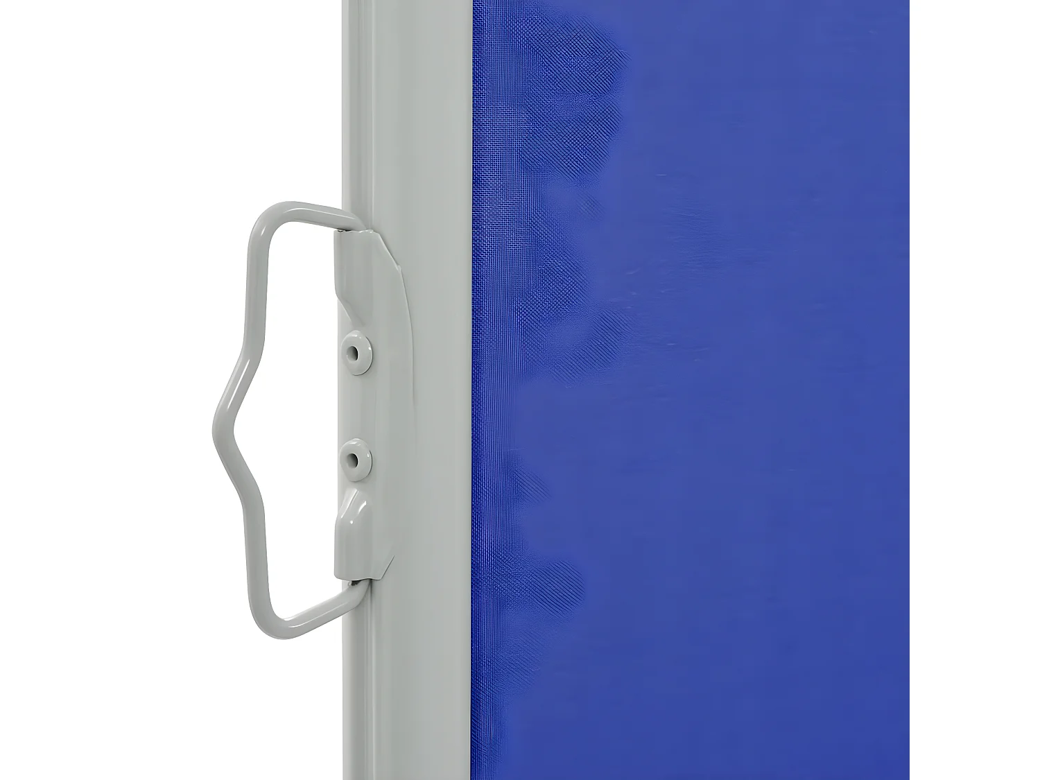 Auvent latéral rétractable de patio 100x300 cm Bleu