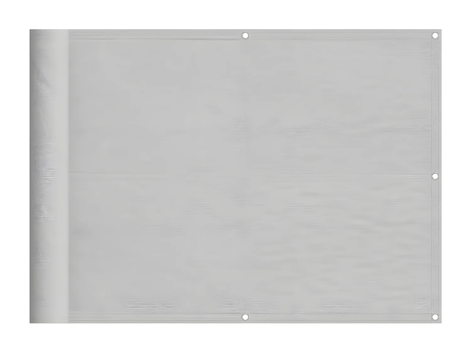 Écran de balcon gris clair 75x600 cm 100% polyester oxford