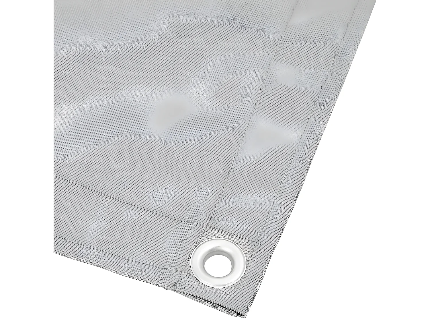 Écran de balcon gris clair 75x600 cm 100% polyester oxford