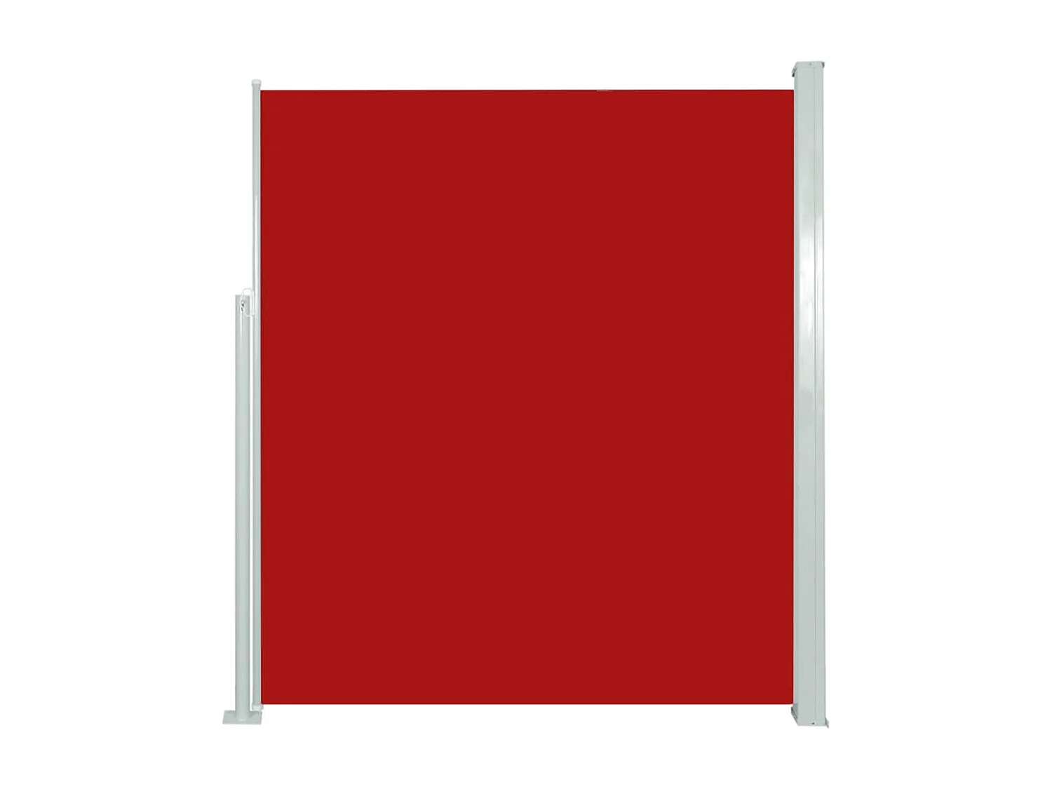Auvent latéral rétractable de patio 160x300 cm Rouge
